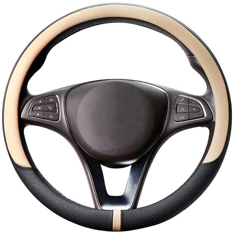 COFIT Microfiber Leather Steering Wheel Cover For Size 14 1 2 15in