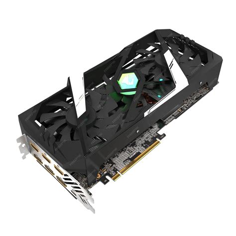premium photo isolated gpu vga card  white background