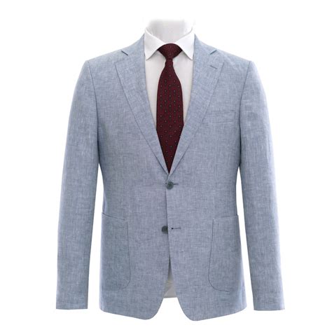 Light Blue Linen Suit Esclot Suit Tailors London