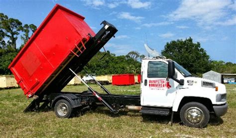 Big Red Trash Can Melbourne Fl Hometown Dumpster Rental