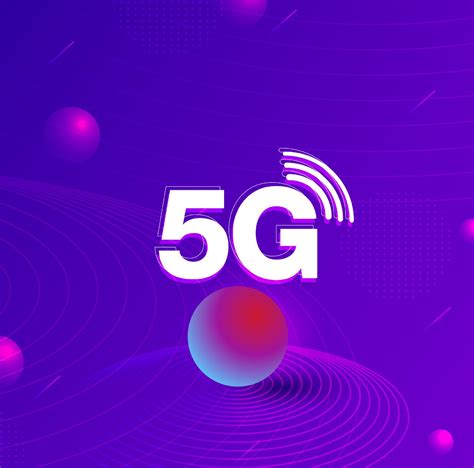 5g Wireless Internet Connection Network Background High Speed Data