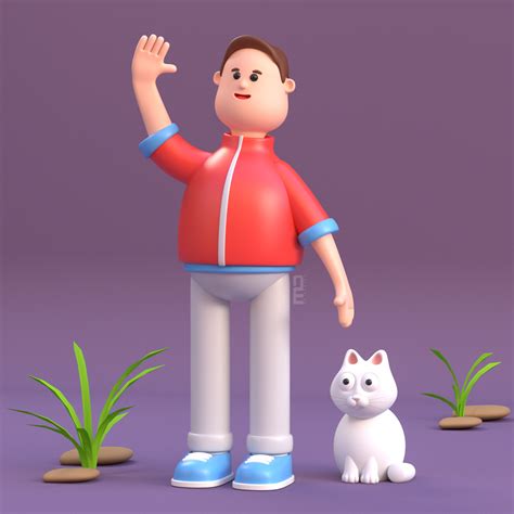 3d Animated Character For Mobile App By Mo Dahish On Dribbble