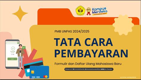 Tata Cara Pembayaran Formulir Dan Daftar Ulang Mahasiswa Baru