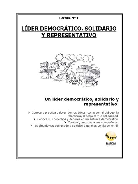 Liderazgo Comunitario Pdf Democracia Ideologías Políticas