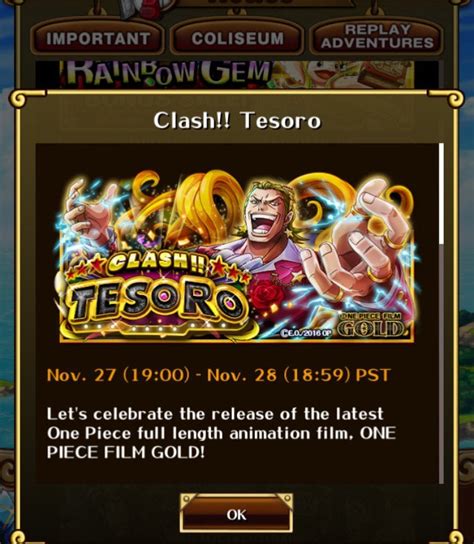 Gran Tesoro Announced!! : r/OnePieceTC