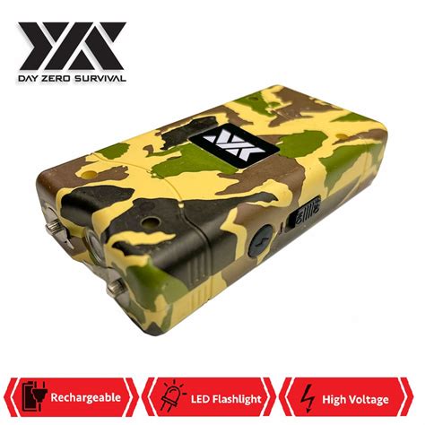 DZS 10 Million Volt Self Defense Camo Stun Gun Rechargeable