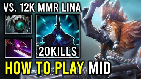 How To Play Mid Magnus Against Pro 12k Mmr Lina With Annoying Skewer Rp Godlike Dota 2 Youtube