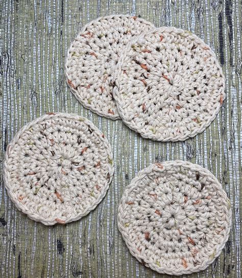 Aesthetic Crocheted Coasters Set Of Etsy