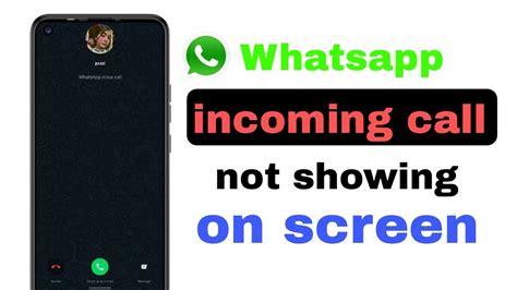 WhatsApp Incoming Call Not Showing On Screen Fix WhatsApp Incoming Call