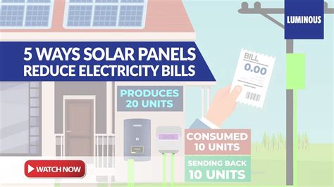 5 Ways To Save Money With Solar Panels Luminous Youtube