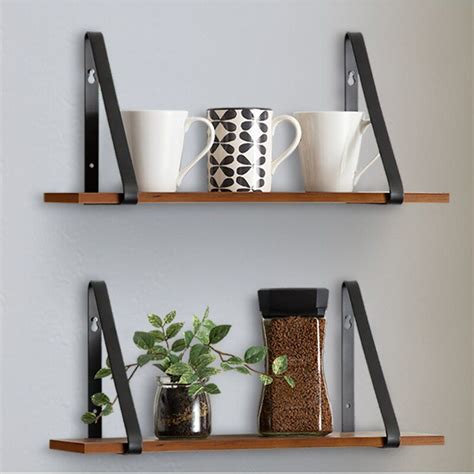 Rosalinda Modern Wooden 2 Piece Wall Shelf Set In 2020 Wall Shelves