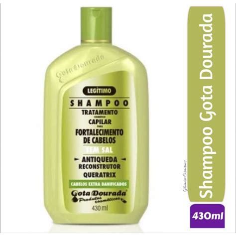 Shampoo Gota Dourada Antiqueda Queratrix Ml Shopee Brasil