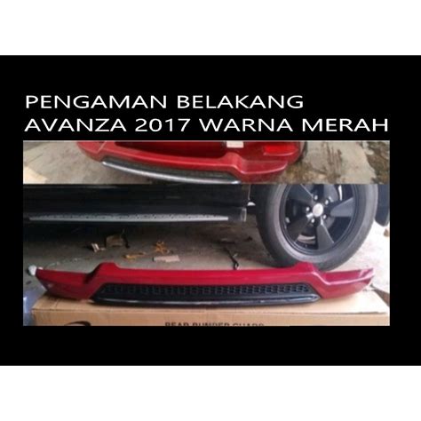 Jual Bamper Bemper Bumper Tanduk Pengaman Belakang All New Avanza All