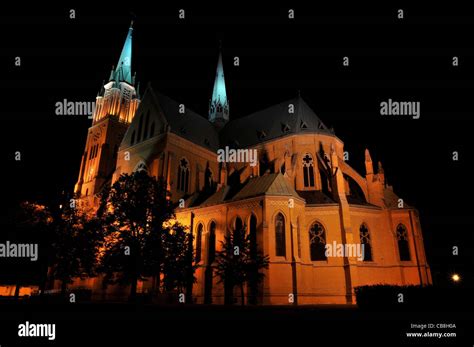 Cathedral at night Stock Photo - Alamy