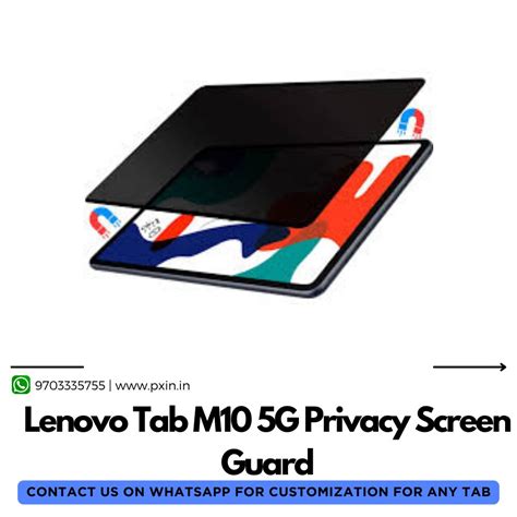 Lenovo Tab P12 Privacy Screen Guard - PxIn