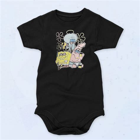 Spongebob Squidward Tentacles Patrick Star Baby Onesie Baby Clothes