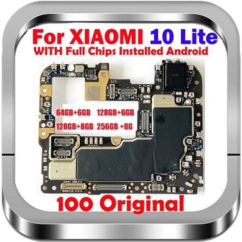 Tdhhx trabalho completo para xiaomi 10 lite placa mãe 6g 128g 100