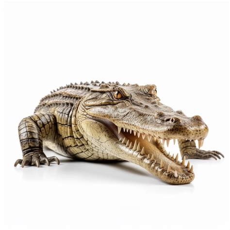 Premium Photo Crocodile Isolated On White Background