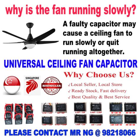 Ceiling Fan Capacitor Wire Cbb Shopee Singapore