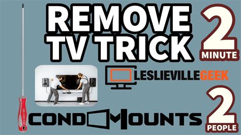 How To Remove Tv From Wall Mount With Strings Faviola Cave