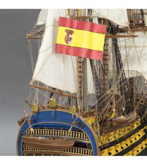 Wooden Model Ship Kit Spanish Line Ship Santa Ana 184 Scale