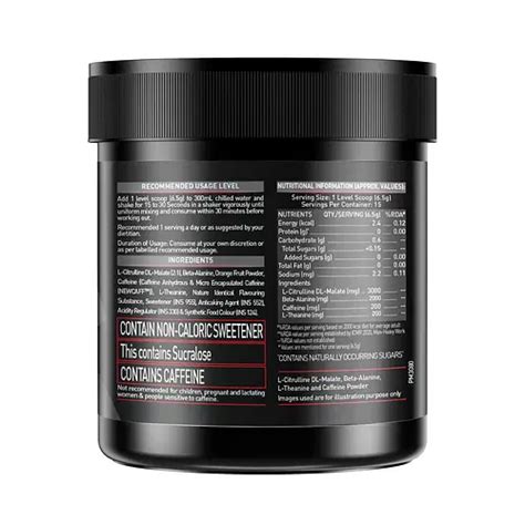 Muscleblaze Mb Pre Workout 200 Xtreme 100g 15 Serving Fruit Punch