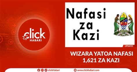 Wizara Ya Afya Yatoa Nafasi Za Kazi Clickhabari