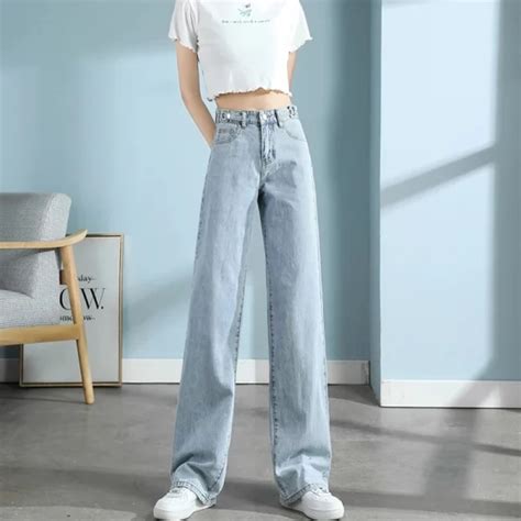 Jeans Taille Haute Pour Femmes Everyshop