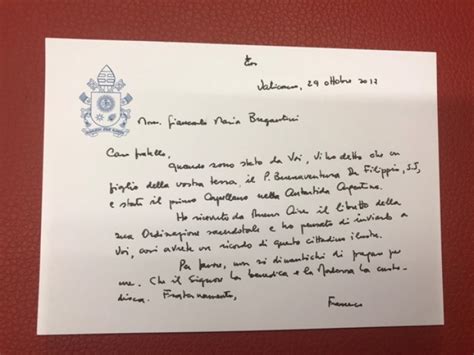 Papa Francesco Lettera A Sorpresa All Arcivescovo Di Campobasso