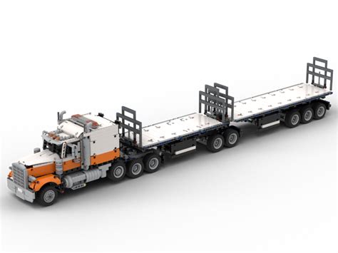 LEGO MOC Truck & B-Double Trailer "Road Train" (Control+) by time-hh ...