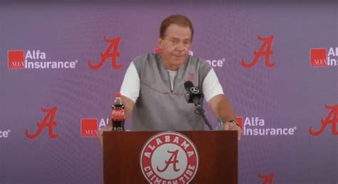 Nick Saban Praises Offensive Line Says Alabama Could Have 6 7 Players