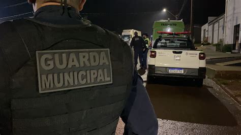 Guarda Municipal e Transitar realizam operação na Rua Serra de Santana