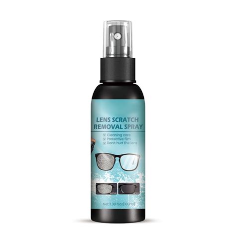 Uposao 100ml Lens Scratch Remover Spray Dust Oils Cleaning Agent Restorer For Eyeglasses