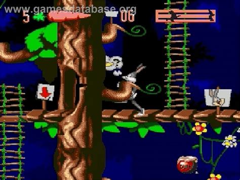 Bugs Bunny In Double Trouble Sega Genesis Artwork In Game