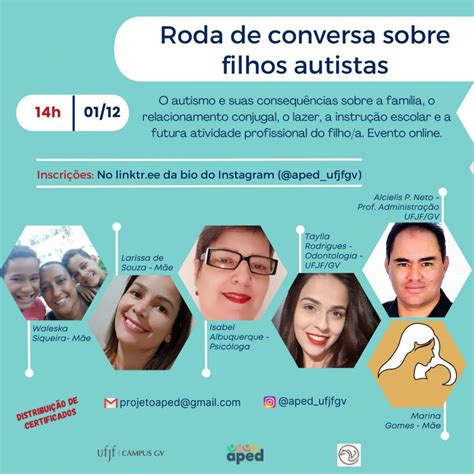 Roda De Conversa Sobre Autismo E Seus Reflexos No Ambiente Familiar