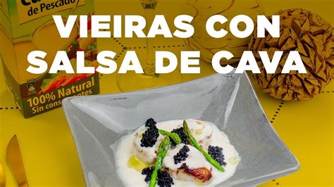 Vieiras Con Salsa De Cava Gallina Blanca Youtube