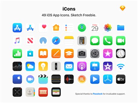 Iconos De Aplicaciones De Apple Iconos Descargar Sketch Resource