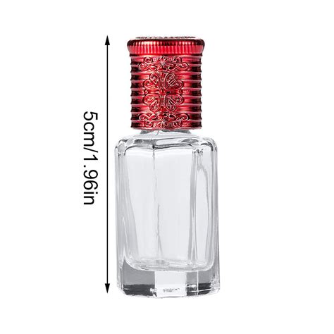 Horplkj Ml Roller Ball Perfume Bottle Octagonal Mini Roller Ball