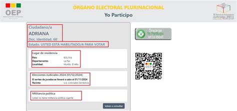 Est S Habilitado Para Votar En Las Elecciones Judiciales Bolivia