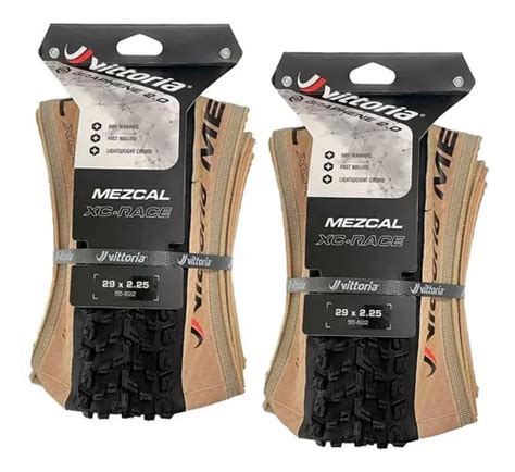 Par Pneu Aro 29 Mtb Vittoria Mezcal Xc Race 29x2 25 Tubeless