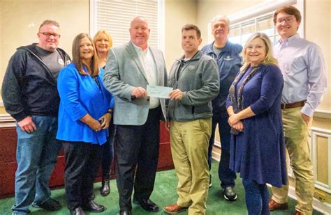 Lewis County Government Makes Contribution To The Chamber Lewis