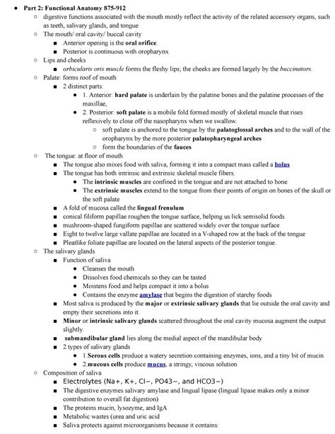 ANP 1107 Textbook Notes Midterm 1 Pt 2 Part 2 Functional Anatomy 875