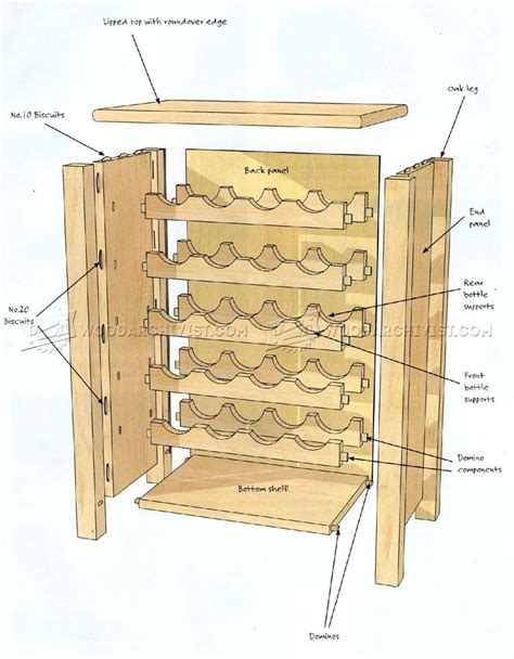 Free Wine Rack Plans Diy Image To U