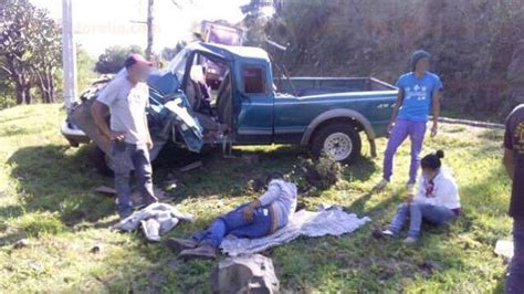 Choque En La Carretera Quiroga Morelia Deja Cuatro Heridos