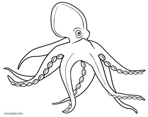 Printable Octopus Coloring Page For Kids | Cool2bKids