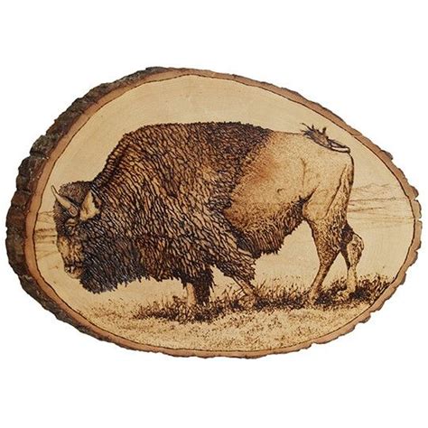 Buffalo Wood Burning Craft