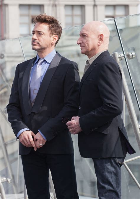 RDJ And Ben Kingsley In Moscow Iron Man 3 Tour April 10 2013 Iron