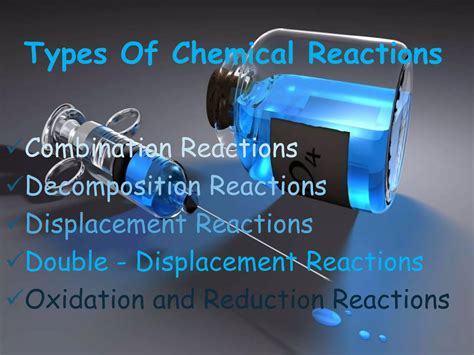 Chemical Reactions Class 10 Ppt