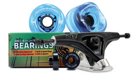 72 mm WHEELS with ABEC9 BEARINGS & 180mm Trucks