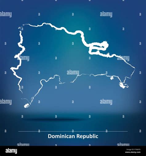 Mappa Della Repubblica Dominicana Immagini Vettoriali Stock Alamy